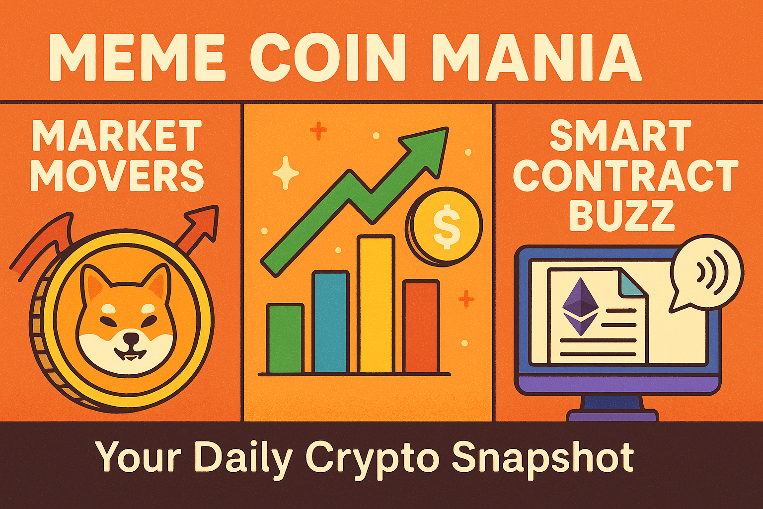 Meme Coin Mania, Market Movers & Smart Contract Buzz – Your Daily Crypto Snapshot