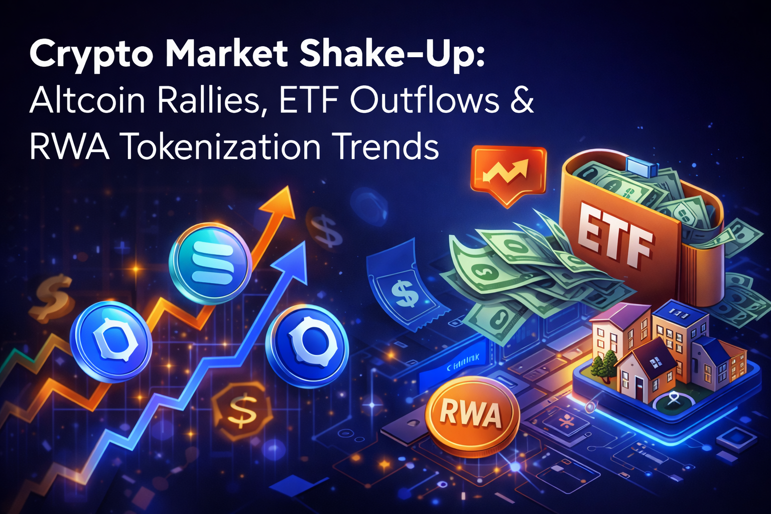 Crypto Market Shake-Up: Altcoin Rallies, ETF Outflows & RWA Tokenization Trends