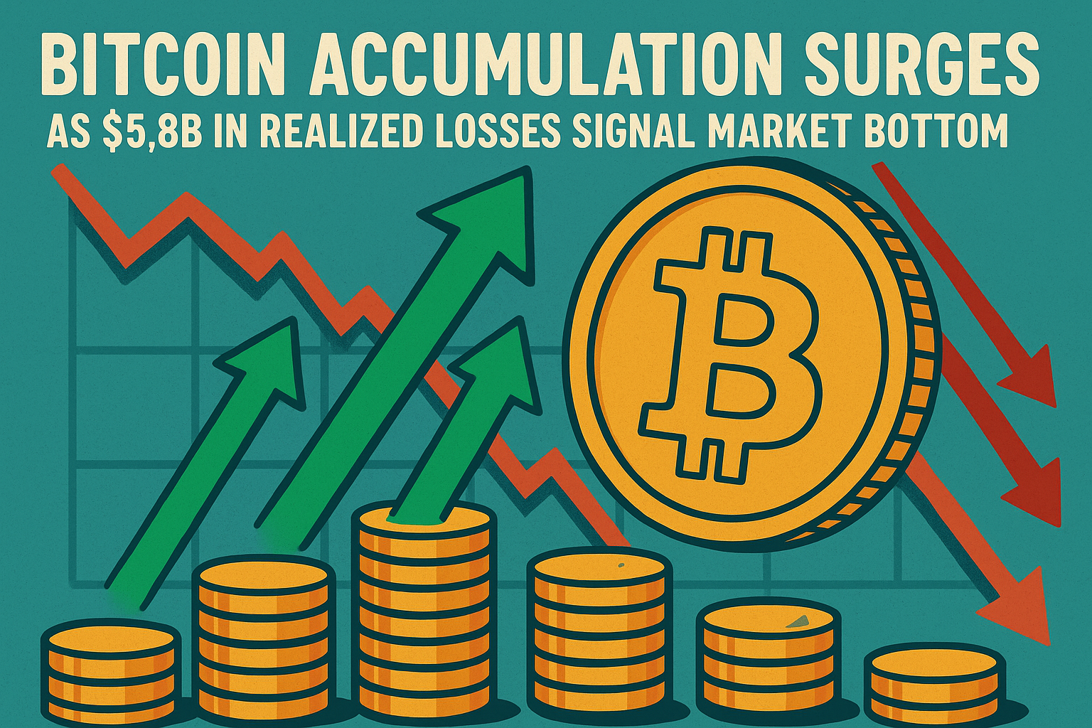 Bitcoin Accumulation Surges as $5.8B in Realized Losses Signal Market Bottom