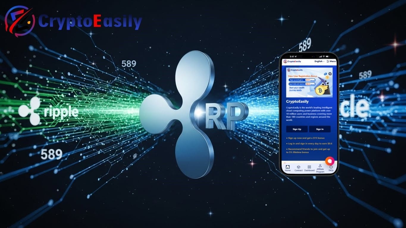 XRP holders can earn a stable passive income of $8,000 per day through CryptoEasily.