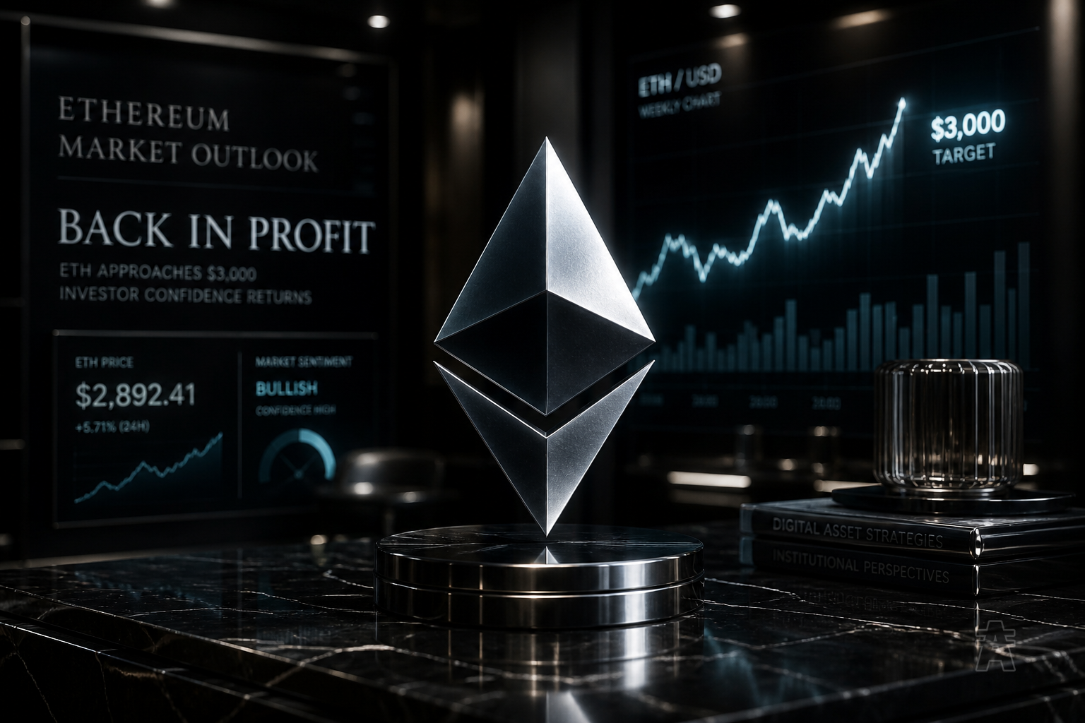 Ethereum holders are back in profit as ETH price chart targets $3K