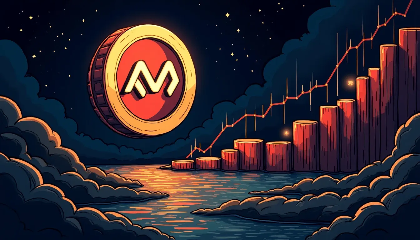 Aave V3 logo with reserve breakdown chart and evaluation timeline