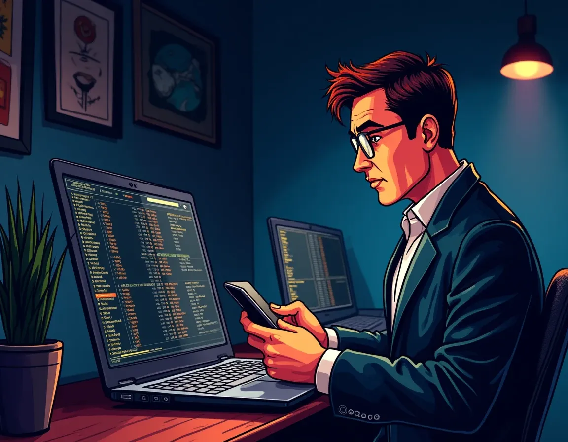 Crypto user verifying matching network names on wallet and exchange before sending transaction