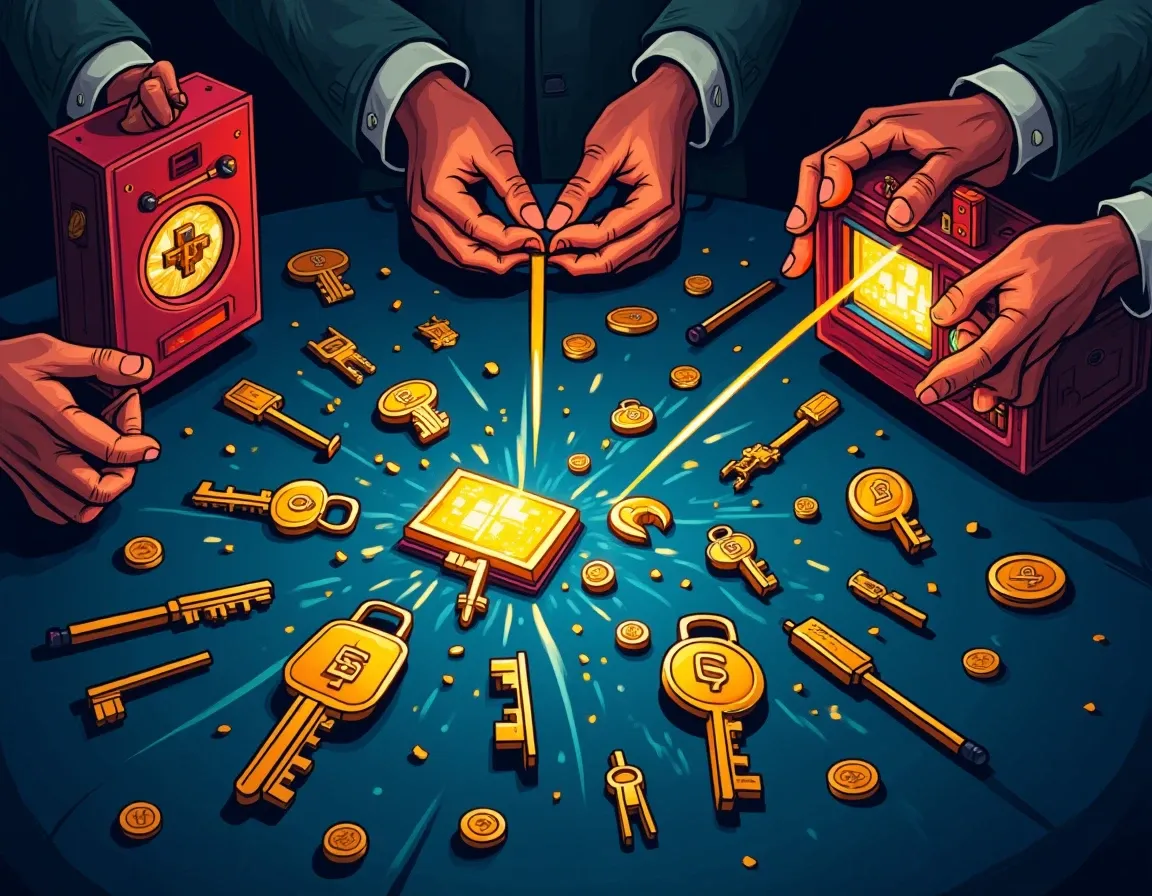 MPC technology fragmenting private keys across secure nodes