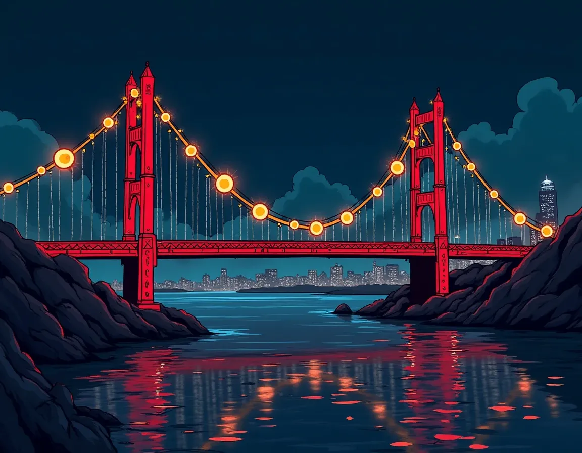 Cross-chain blockchain networks connected by data bridges