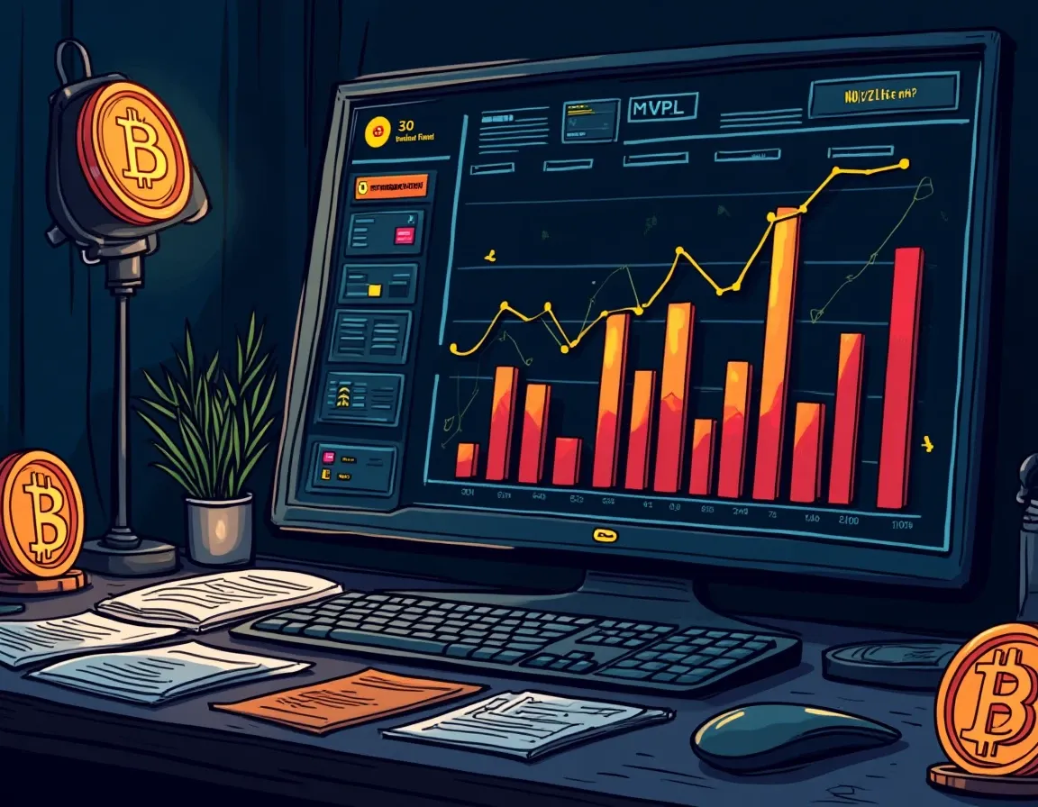 On-chain analytics dashboard displaying MVRV ratio and NUPL indicators for Bitcoin accumulation phase identification