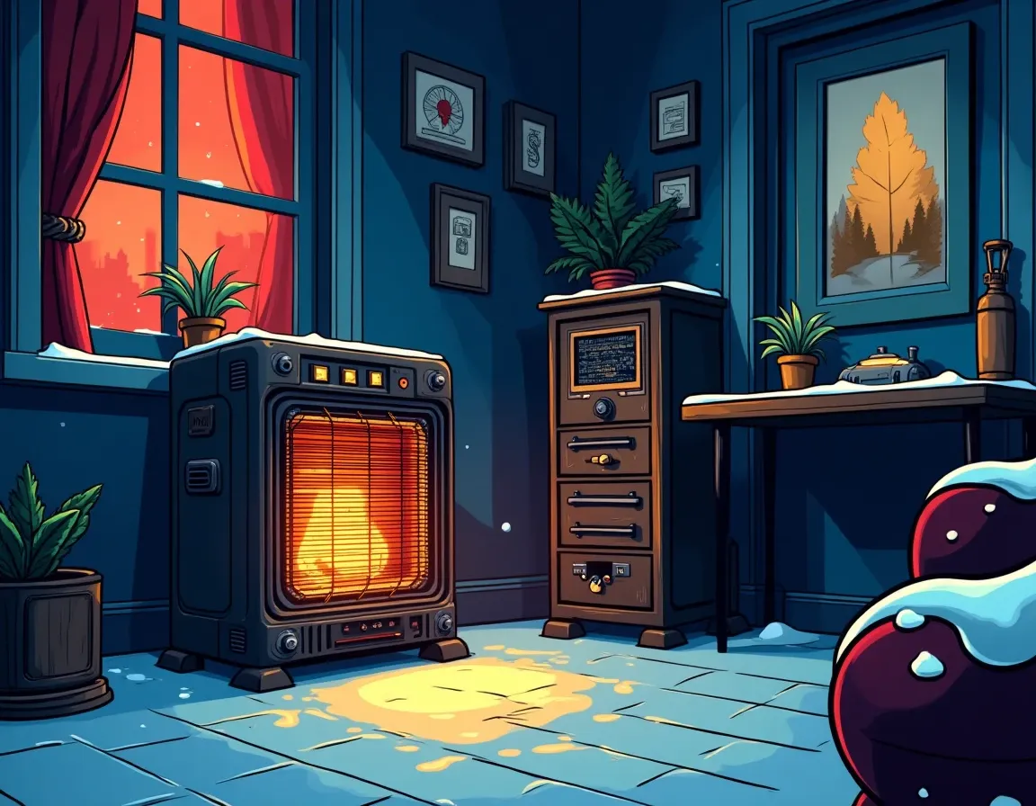 Bitcoin mining rig repurposing waste heat for residential space heating application