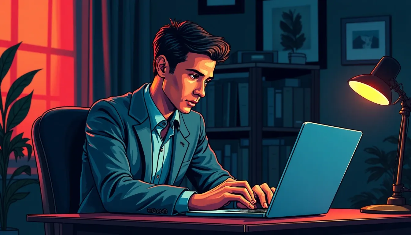 Person carefully reviewing transaction details on computer screen before approving crypto wallet prompt