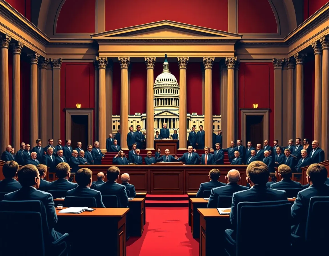 U.S. Capitol representing Senate procedural vote on CLARITY Act stablecoin legislation September 2026