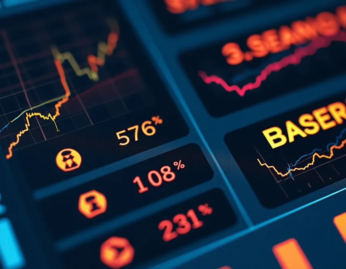 Trading performance metrics dashboard displaying maximum drawdown and Sharpe ratio data
