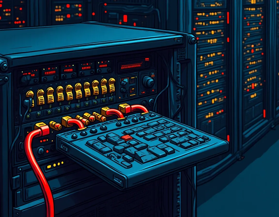 High-frequency trading server infrastructure showing the technology advantage institutional arbitrage traders possess