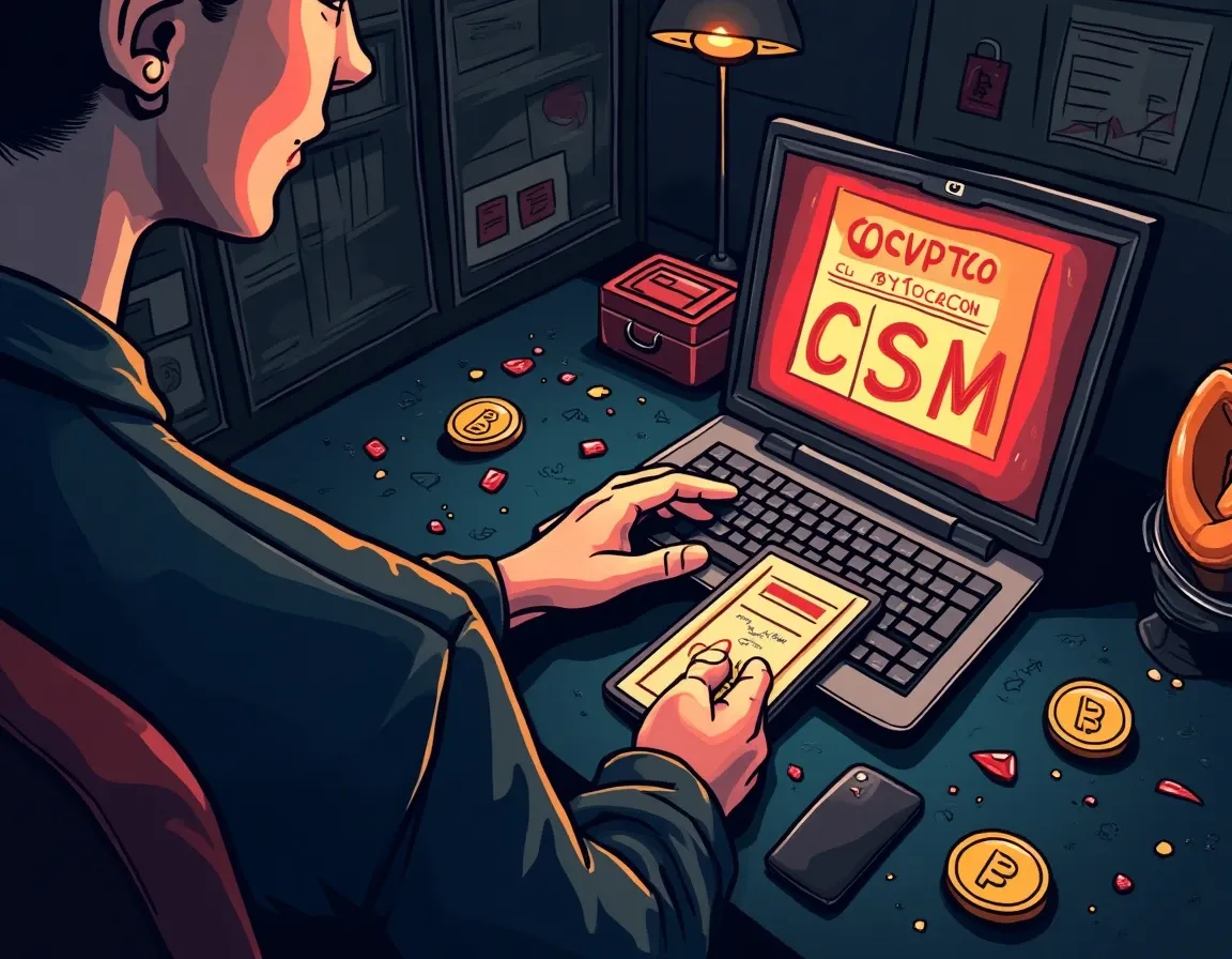 Crypto.com App transaction history export screen showing CSV download option and date range selector