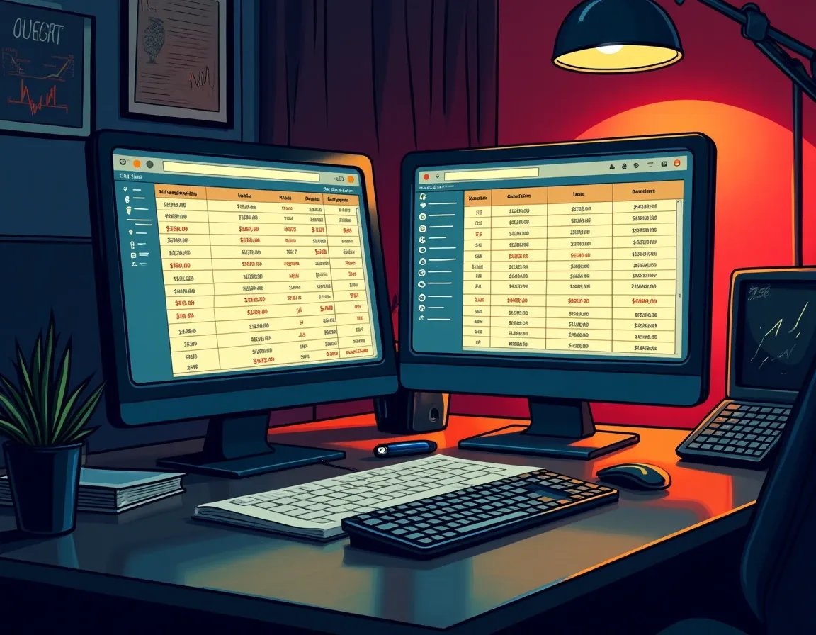 Per-wallet cost basis tracking system showing cryptocurrency transaction records across multiple accounts