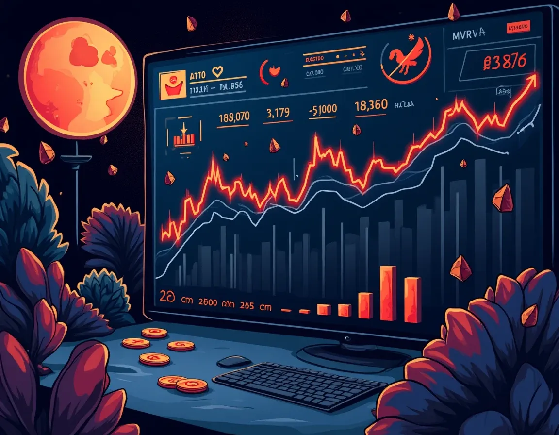 On-chain metrics dashboard displaying MVRV ratio exchange flows and whale wallet activity