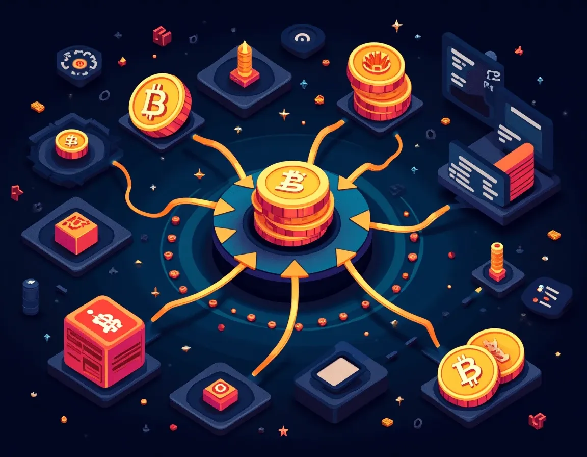 API connection diagram linking exchanges to tax software with transaction data flows