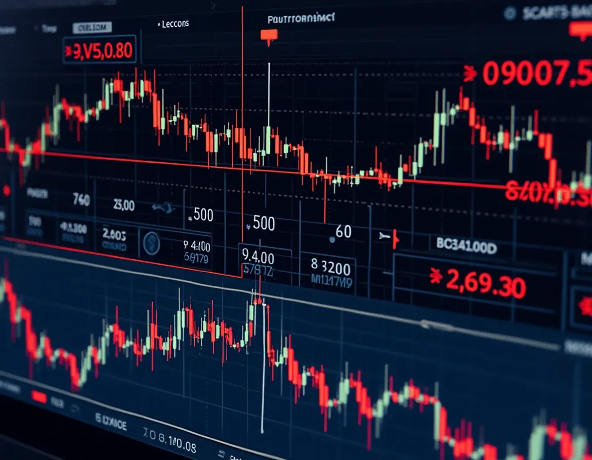 Grid trading bot interface displaying layered buy and sell orders across multiple price levels