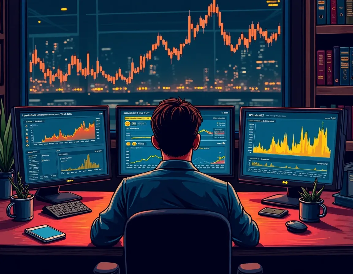 Analyst tracking DeFi liquidity migration patterns across lending protocols with real-time dashboards