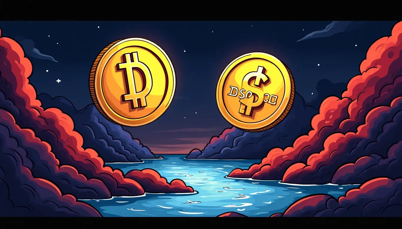DAI tokens flowing between SparkLend at 2.71% and Aave at 3.07% with liquidity pool symbols