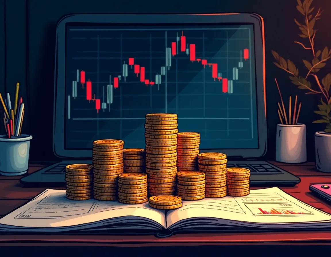 Cryptocurrency tokens representing DeFi lending protocols and liquidity provider positions with yield data