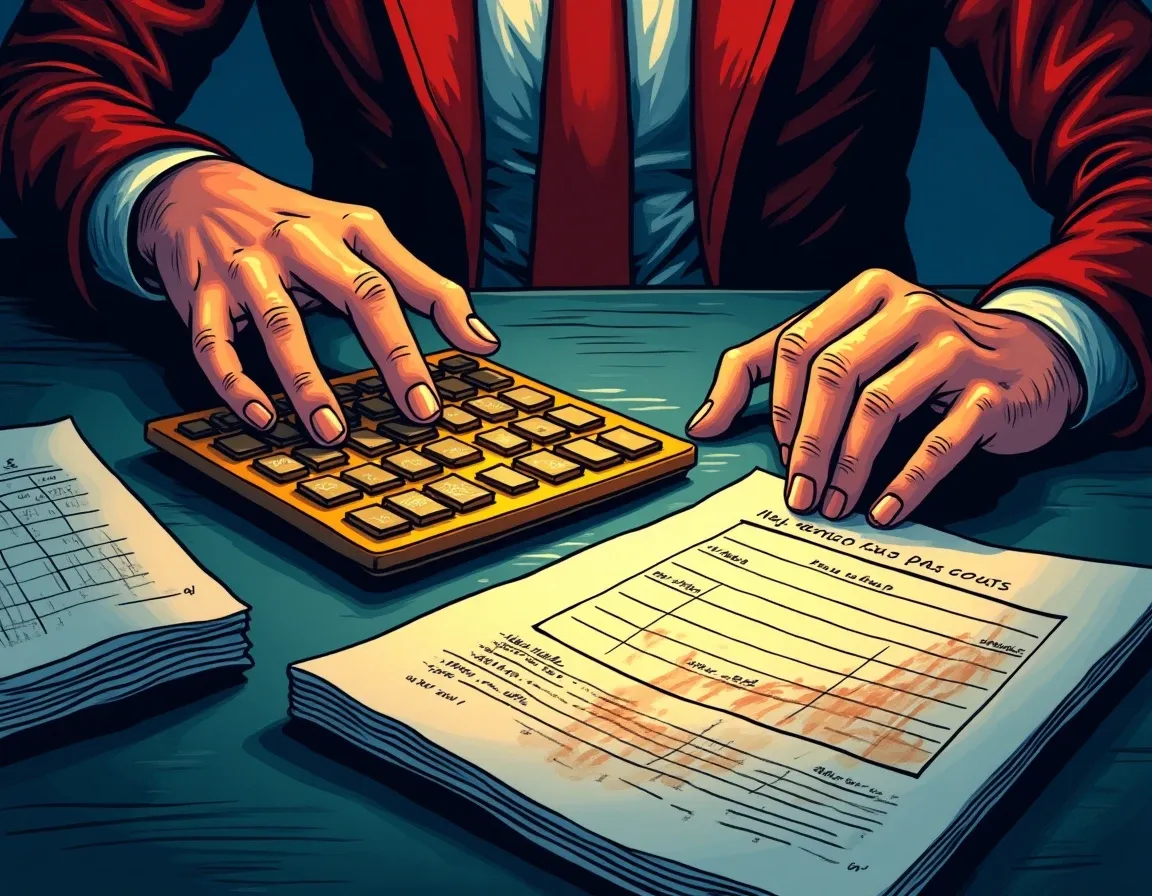 Net yield calculation showing gross APY minus protocol fees and transaction costs