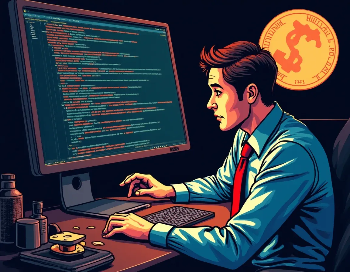 GitHub commit logs and governance proposals showing smart contract parameter changes