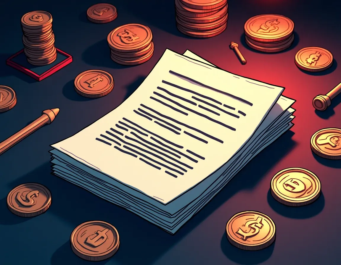 Smart contract audit documents with security verification stamps
