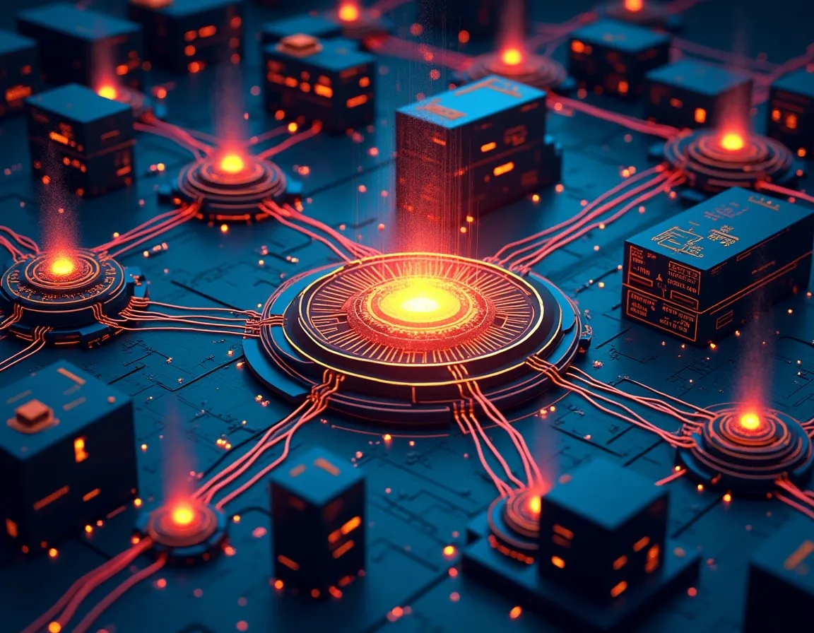 Decentralized physical infrastructure network nodes connected in mesh topology