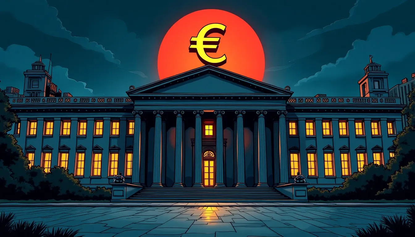 European Central Bank headquarters building representing institutional blockchain adoption