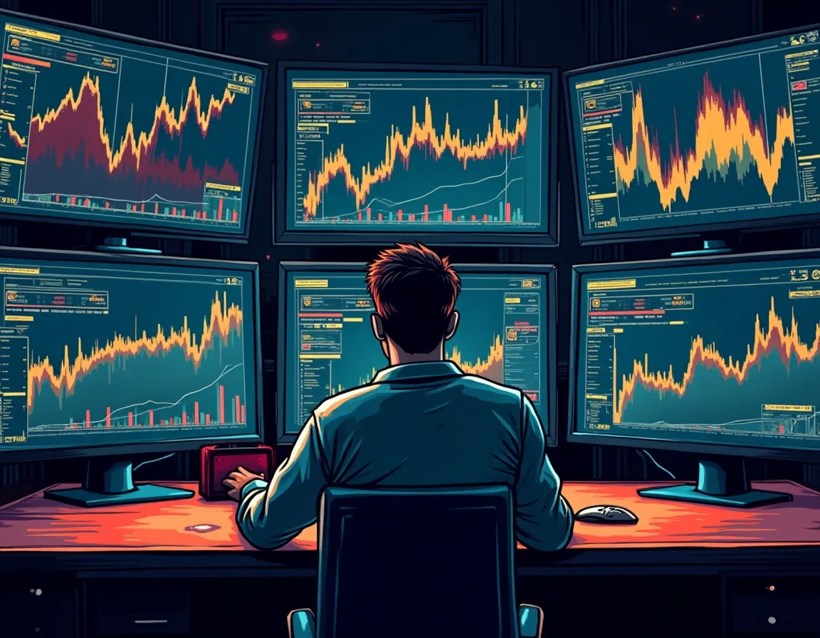 Trader monitoring Ethereum network activity transaction volume and staking participation metrics for yield analysis