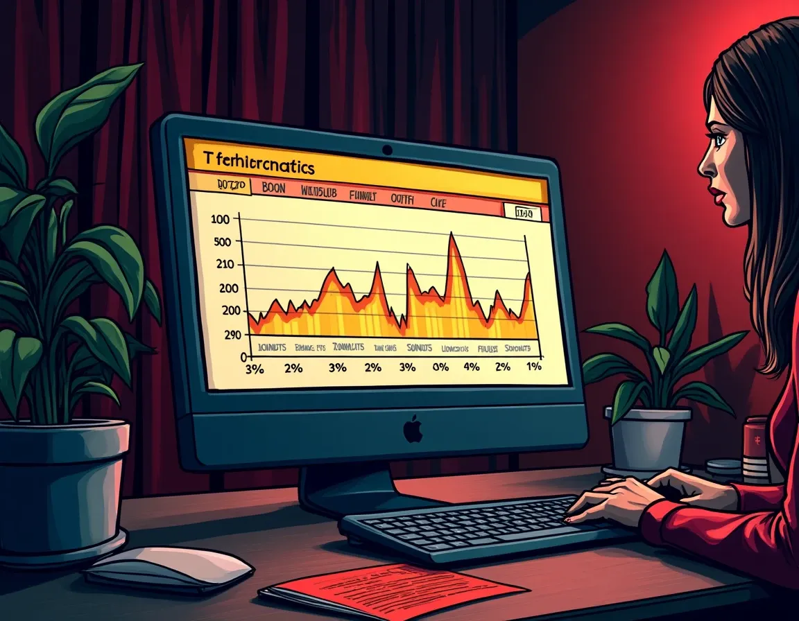 Vesting schedule visualization displaying cliff periods and monthly unlock percentages for token allocation analysis