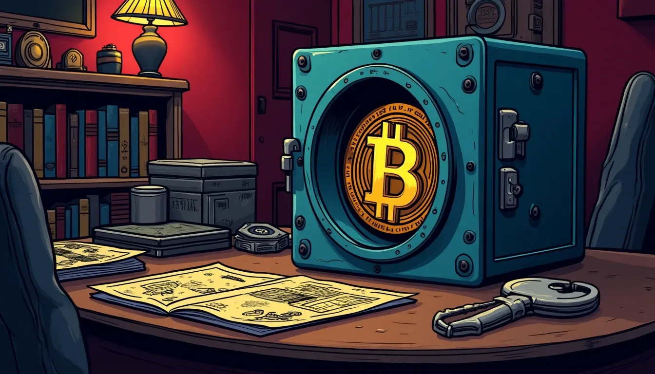 Vault key and hardware wallet representing exchange custody versus self-custody staking options