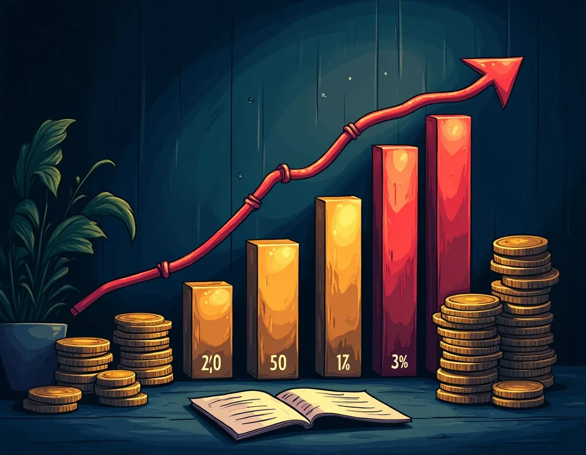 Bar graph comparing cryptocurrency exchange fees with 3% threshold marked