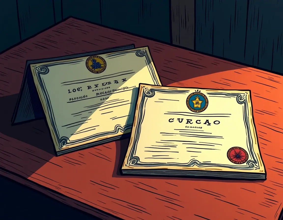 Malta Gaming Authority and Curaçao eGaming license certificates displayed side by side