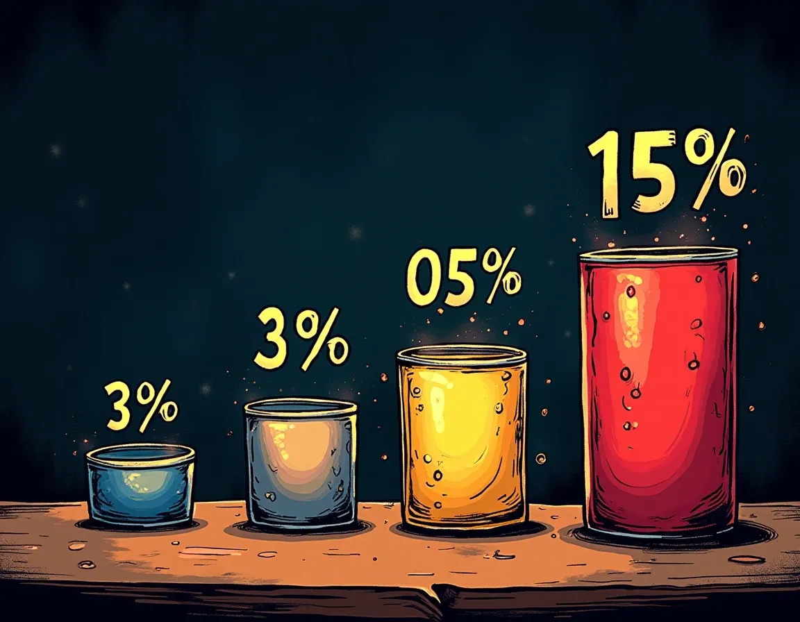 Bitcoin exchange fee comparison chart showing percentage costs