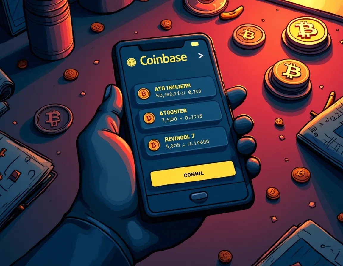 Mobile crypto wallet showing Base network integration and one-click deposit interface