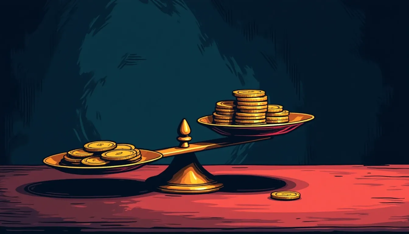 Investment professional comparing crypto index fund annual expense ratios and management fee structures