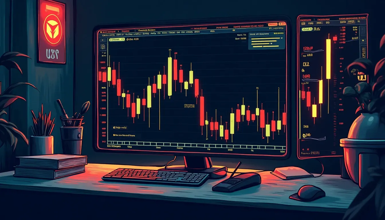 Order book depth chart showing bid-ask spread and liquidity levels for low-cap token trading
