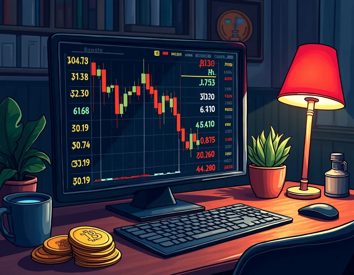 Order book interface displaying bid and ask depth within two percent of current market price