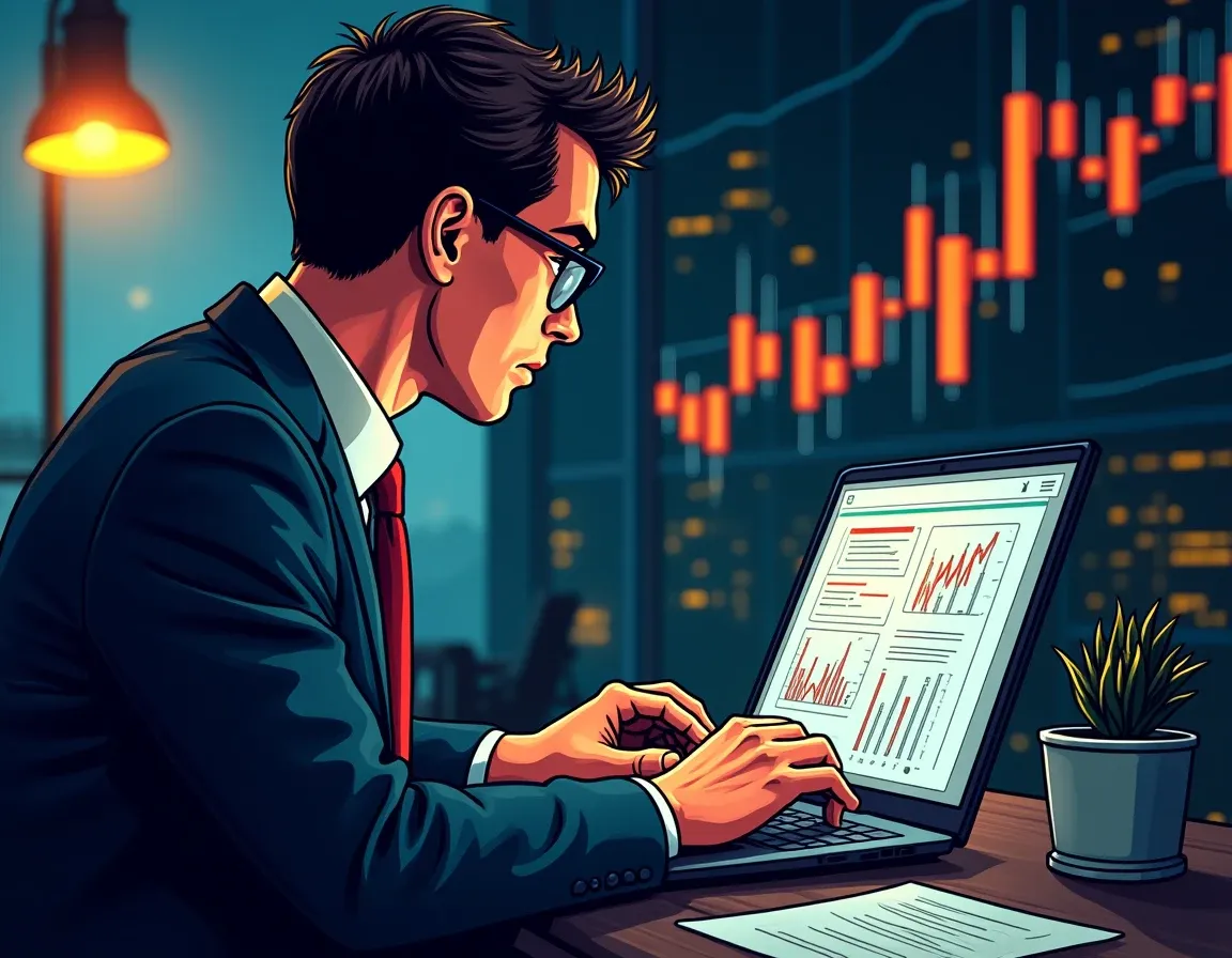 Trader examining market cap tier definitions and risk profiles for cryptocurrency investments