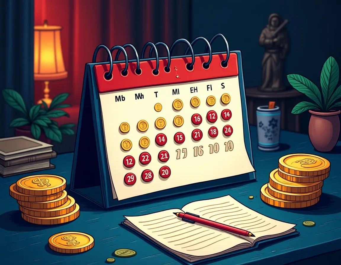 Token vesting calendar highlighting cliff dates and insider allocation unlock schedules