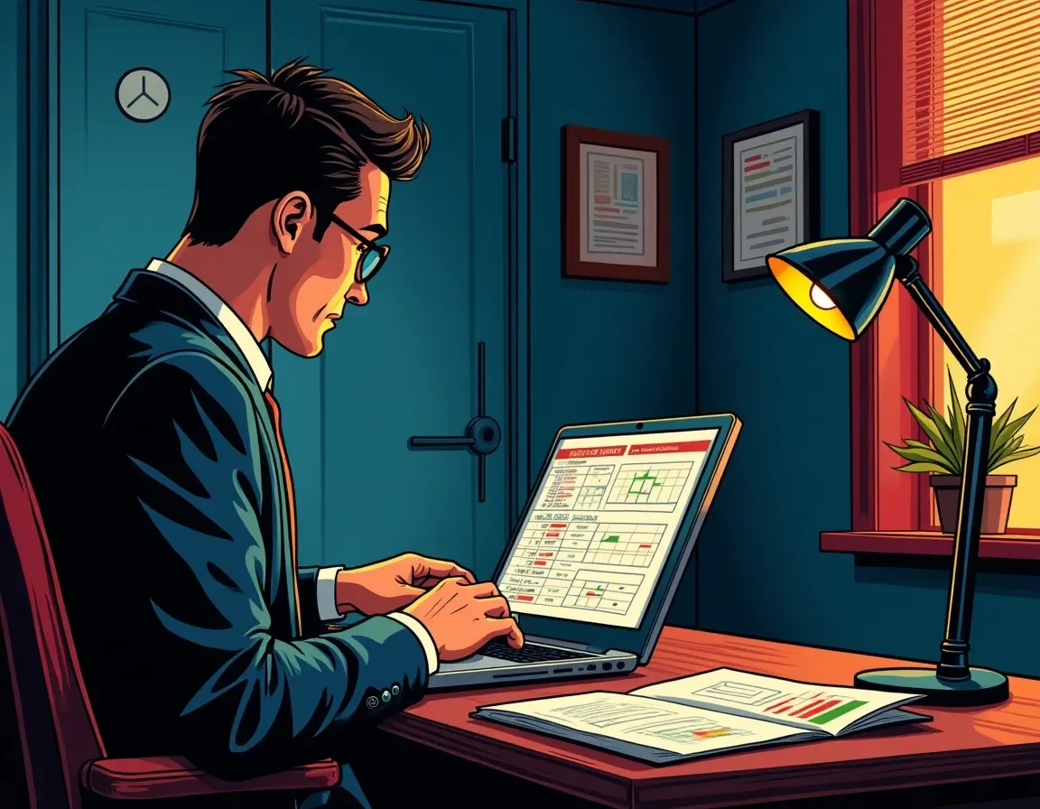 Analyst reviewing fully diluted valuation and market cap data for cryptocurrency tokens