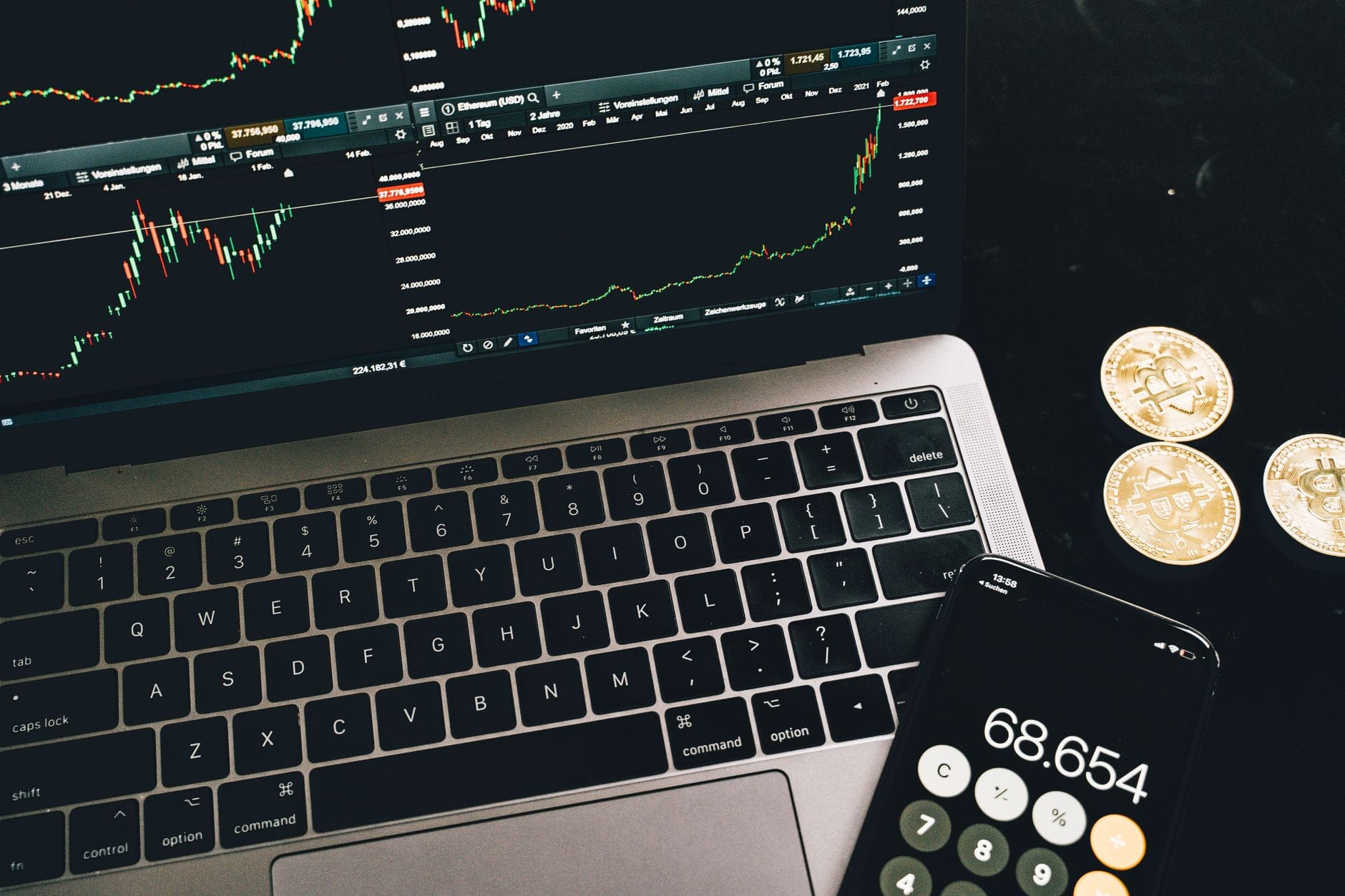 User securely accessing MetaMask wallet on laptop with security protocols visible