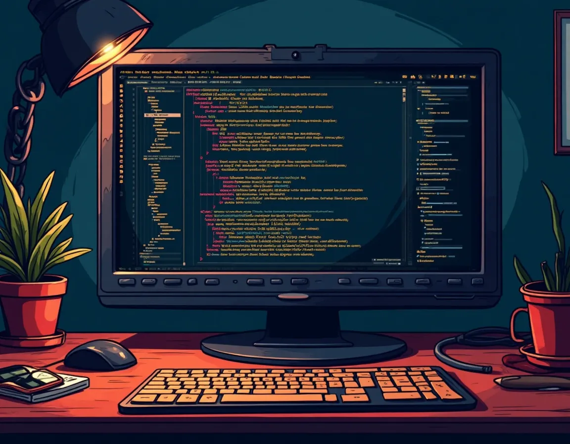 Immutable smart contract code architecture displayed on screen showing locked protocol parameters and settlement logic