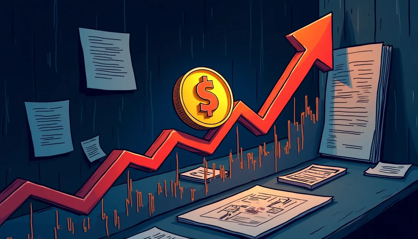 Solana price chart showing 12.2% surge with SEC documents and network upgrade schematics