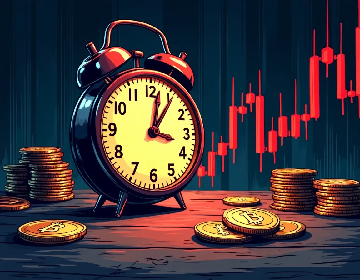 Timeline visualization showing sequence of SEC announcement, Solana upgrade activation, and price rally coordination