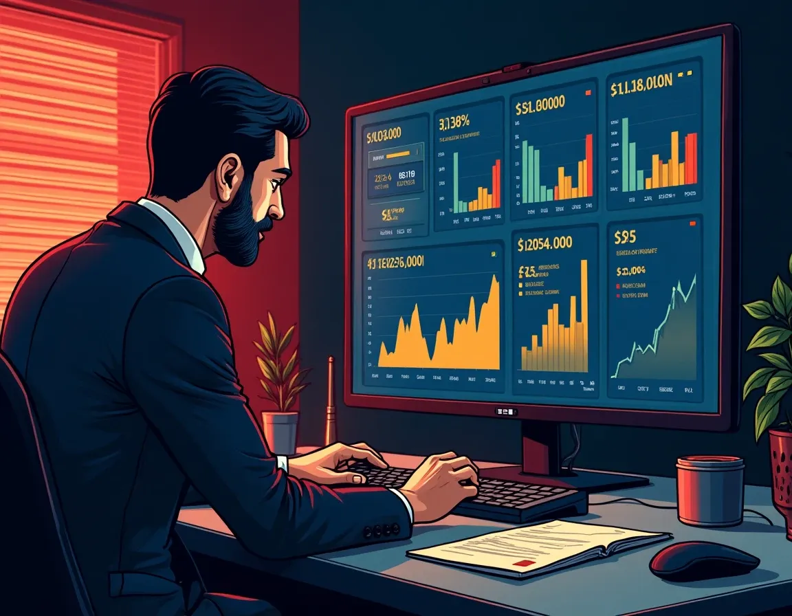 Creator reviewing NFT secondary sales volume and actual royalty payment compliance data on dashboard