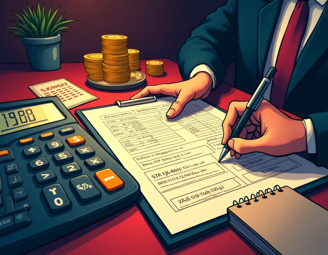 Financial analysis spreadsheet calculating actual NFT royalty collection rates by platform