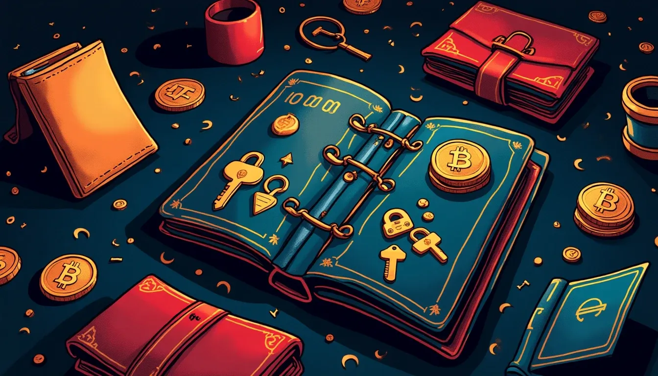 Multisig wallet diagram with signature threshold requirements and timelock mechanisms