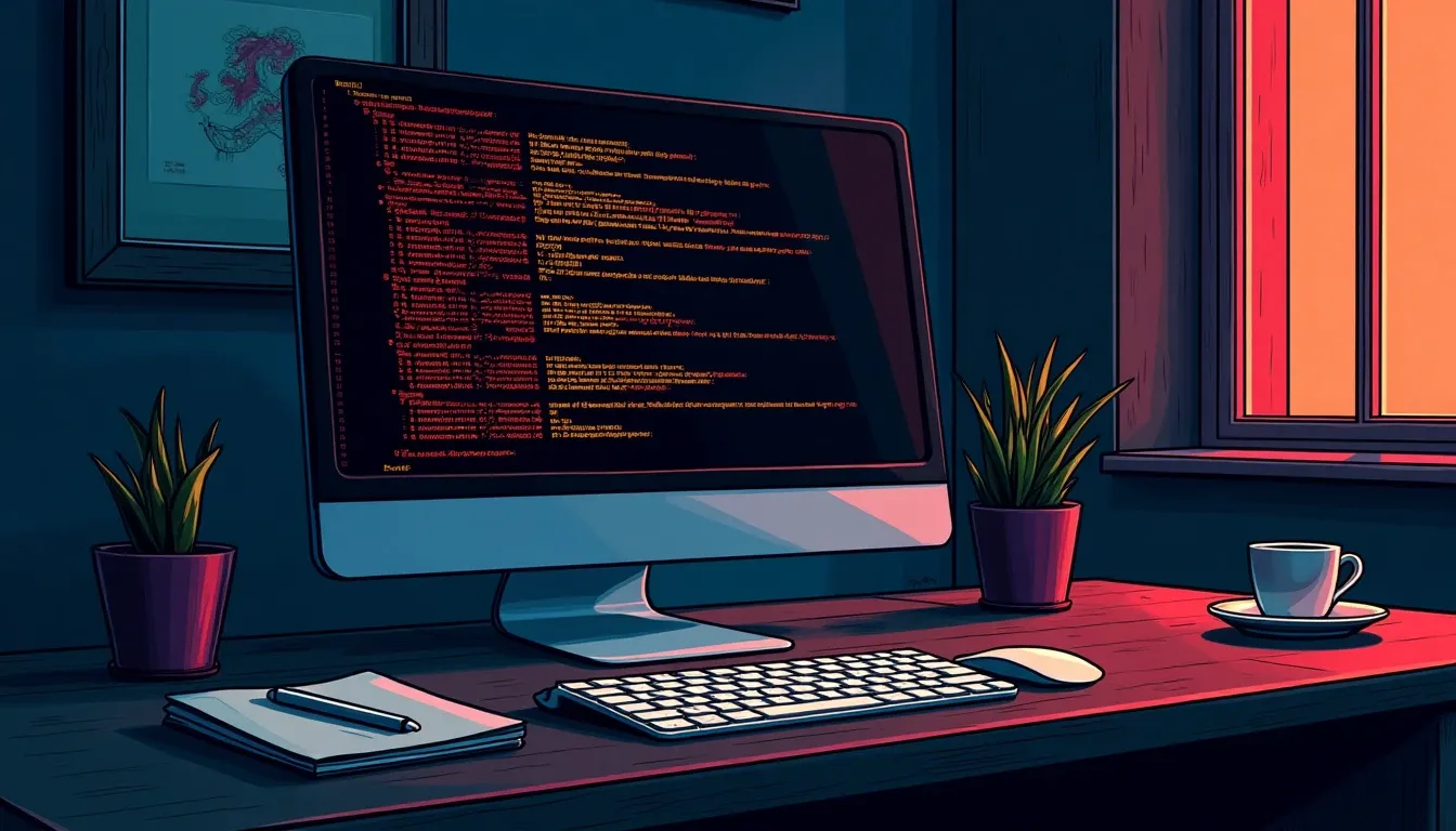 Computer screen displaying cryptographic hash verification code in terminal window