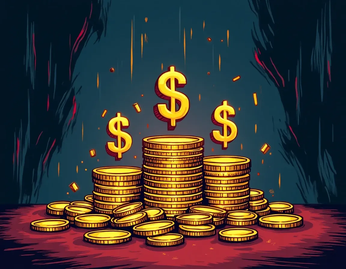 Three distinct revenue streams converging into a single financial position representing restaking yield layers